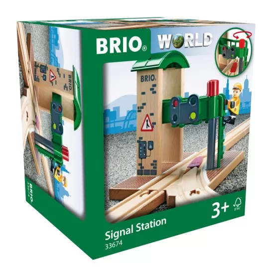 Statie de tren cu semnale BRIO