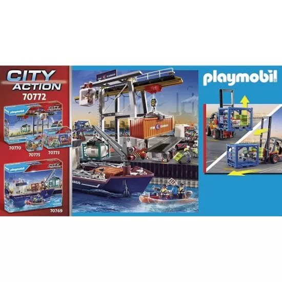 Playmobil City Action - Stivuitor de marfa Playmobil City Action - Stivuitor de marfa