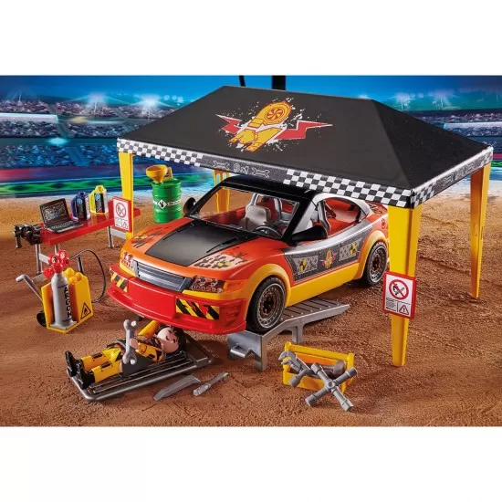Playmobil Stunt Show - Cort reparatii auto Playmobil Stunt Show - Cort reparatii auto