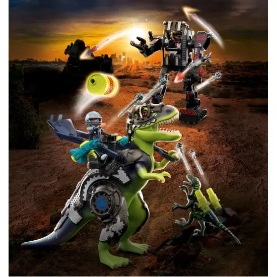 Playmobil Dino Rise T-TRex - Batalia gigantilor Playmobil Dino Rise T-TRex - Batalia gigantilor