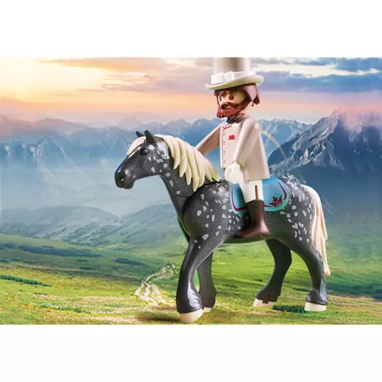 Playmobil Princess - Trasura cu print si printesa Playmobil Princess - Trasura cu print si printesa