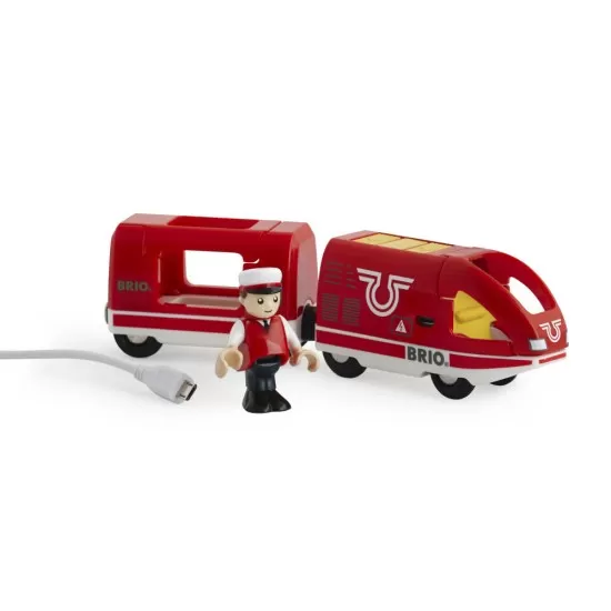 Tren de calatori reincarcabil BRIO Tren de calatori reincarcabil BRIO