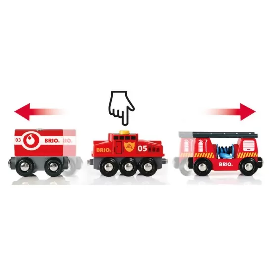 Tren de pompieri BRIO Tren de pompieri BRIO