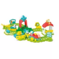 Tren interactiv cu animalute de la ferma Clementoni