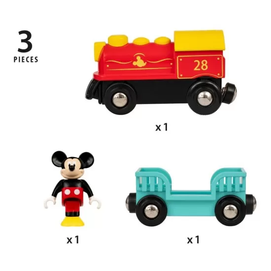Tren Mickey Mouse cu baterii Tren Mickey Mouse cu baterii