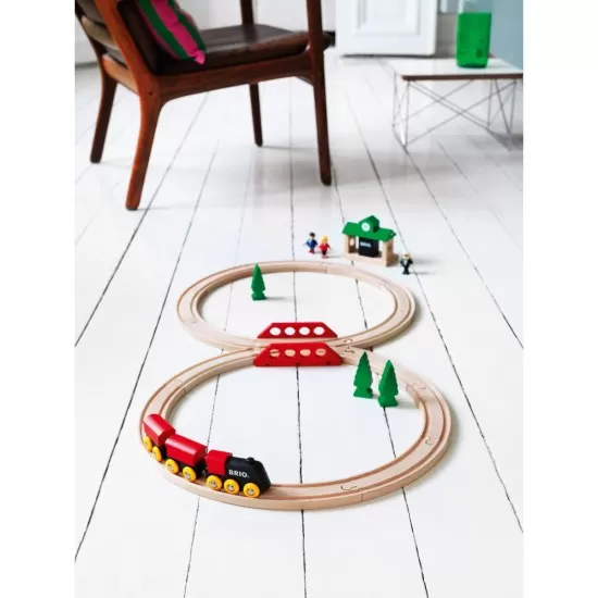 Trenulet clasic din lemn BRIO Trenulet clasic din lemn BRIO