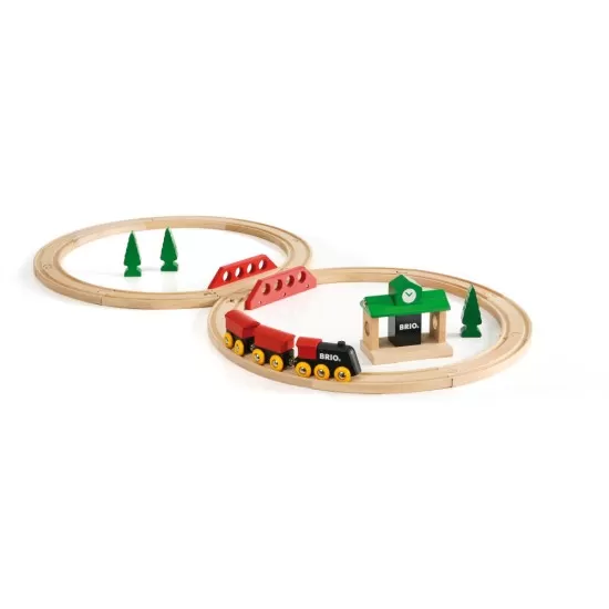 Trenulet clasic din lemn BRIO Trenulet clasic din lemn BRIO