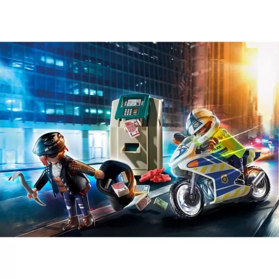 Playmobil City Action - Urmarirea hotului de banci Playmobil City Action - Urmarirea hotului de banci