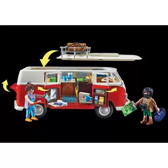 Autobuz de camping Volkswagen T1 Playmobil Autobuz de camping Volkswagen T1 Playmobil