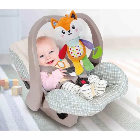 Jucarie plus vulpe Baby Clementoni - Sa invatam primele abilitati Jucarie plus vulpe Baby Clementoni - Sa invatam primele abilitati
