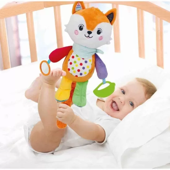Jucarie plus vulpe Baby Clementoni - Sa invatam primele abilitati Jucarie plus vulpe Baby Clementoni - Sa invatam primele abilitati