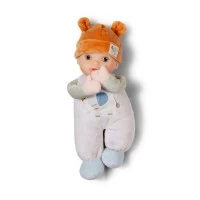 Papusa bebelus cu caciulita maro Zapf Baby Annabell 30 cm