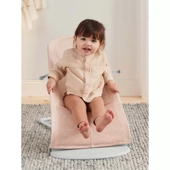 Balansoar Baby Bjorn Balance Soft Pearly Pink/White Mesh Balansoar Baby Bjorn Balance Soft Pearly Pink/White Mesh