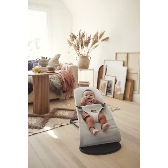 Balansoar copii BabyBjorn Balance Silver White Mesh Balansoar copii BabyBjorn Balance Silver White Mesh