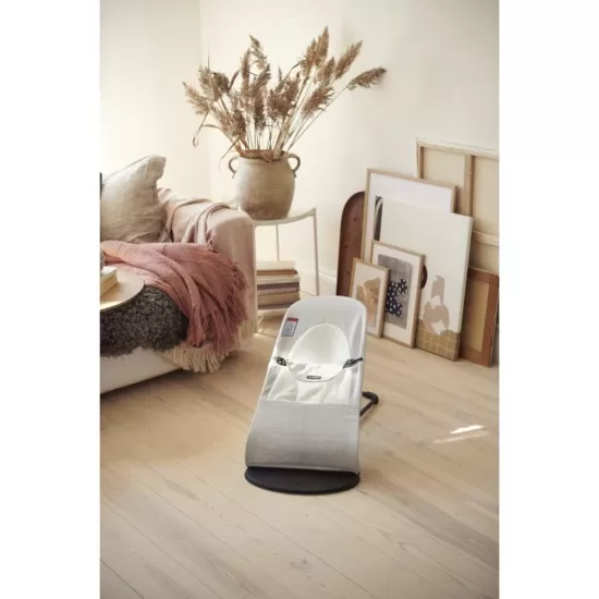 Balansoar copii BabyBjorn Balance Silver White Mesh Balansoar copii BabyBjorn Balance Silver White Mesh