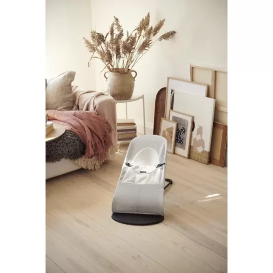 Balansoar copii BabyBjorn Balance Silver White Mesh Balansoar copii BabyBjorn Balance Silver White Mesh