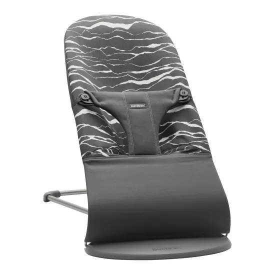 Balansoar BabyBjorn Bliss Anthracite/Landscape Bumbac Editie Limitata Balansoar BabyBjorn Bliss Anthracite/Landscape Bumbac Editie Limitata
