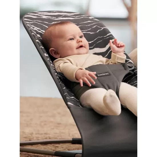 Balansoar BabyBjorn Bliss Anthracite/Landscape Bumbac Editie Limitata Balansoar BabyBjorn Bliss Anthracite/Landscape Bumbac Editie Limitata