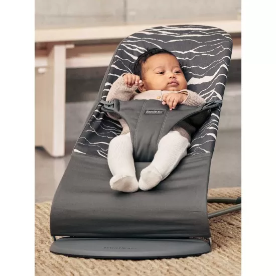 Balansoar BabyBjorn Bliss Anthracite/Landscape Bumbac Editie Limitata Balansoar BabyBjorn Bliss Anthracite/Landscape Bumbac Editie Limitata