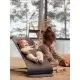 Balansoar BabyBjorn Bliss Anthracite/Landscape Bumbac Editie Limitata Balansoar BabyBjorn Bliss Anthracite/Landscape Bumbac Editie Limitata