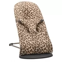 Balansoar BabyBjorn Bliss Beige/Leopard Bumbac Editie Limitata