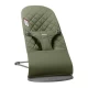 Balansoar bebelusi Bliss BabyBjorn Dark Green din tesatura matlasata cu aspect clasic Balansoar bebelusi Bliss BabyBjorn Dark Green din tesatura matlasata cu aspect clasic