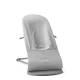 Balansoar bebelusi BabyBjorn Bliss Light Gray din tesatura melange cu aspect clasic