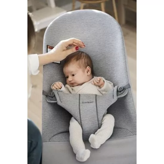 Balansoar bebe Bliss Light Grey 3D Jersey BabyBjorn Balansoar bebe Bliss Light Grey 3D Jersey BabyBjorn