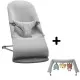 Balansoar Bliss Light Grey 3D Jersey BabyBjorn cu bara de jucarii Balansoar Bliss Light Grey 3D Jersey BabyBjorn cu bara de jucarii