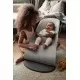 Balansoar Bliss Light Grey 3D Jersey BabyBjorn cu bara de jucarii Balansoar Bliss Light Grey 3D Jersey BabyBjorn cu bara de jucarii