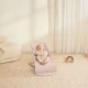Balansoar bebelusi BabyBjorn Bliss Light Pink din tesatura melange cu aspect clasic