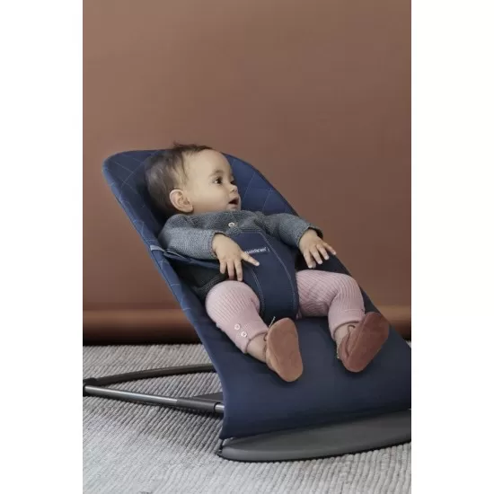 Balansoar BabyBjorn Bliss Midnight Blue Bumbac Balansoar BabyBjorn Bliss Midnight Blue Bumbac