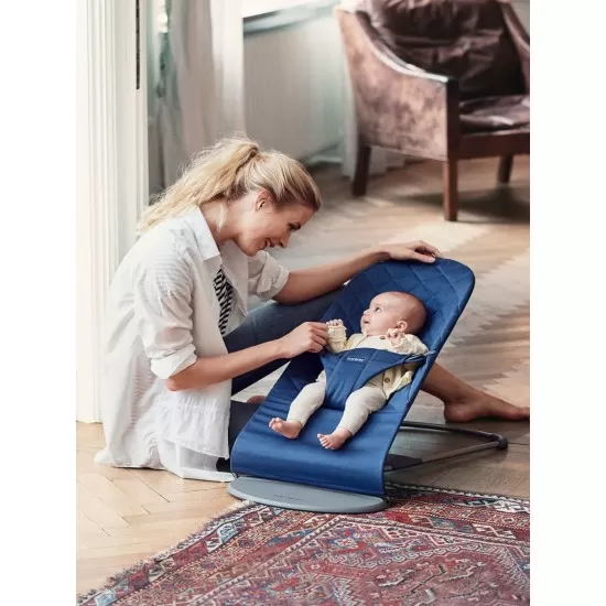 Balansoar BabyBjorn Bliss Midnight Blue Bumbac Balansoar BabyBjorn Bliss Midnight Blue Bumbac
