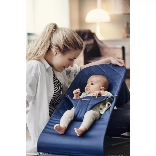 Balansoar BabyBjorn Bliss Midnight Blue Bumbac Balansoar BabyBjorn Bliss Midnight Blue Bumbac