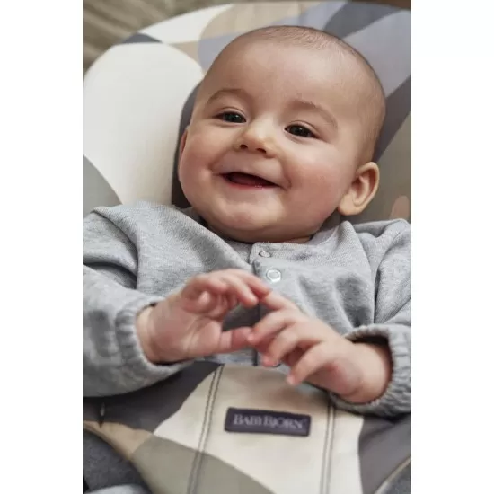 Balansoar copii BabyBjorn Bliss print Khaki/Green Bumbac Balansoar copii BabyBjorn Bliss print Khaki/Green Bumbac