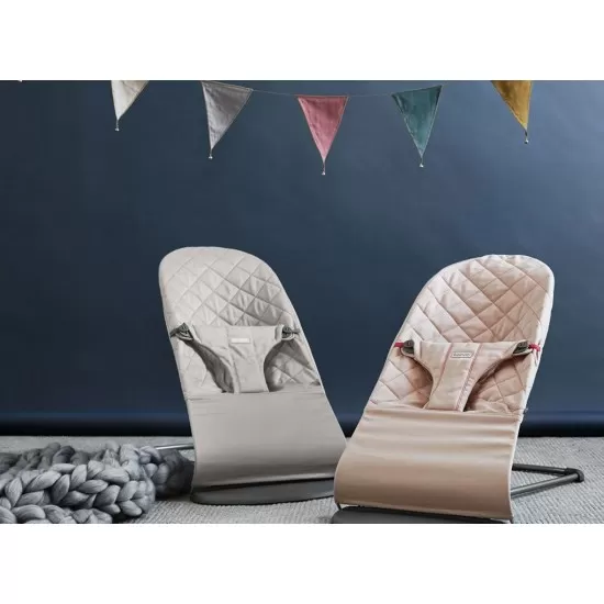 Balansoar bebe Bliss Sand Grey Bumbac BabyBjorn Balansoar bebe Bliss Sand Grey Bumbac BabyBjorn