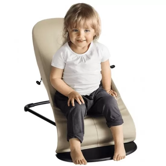 Balansoar bebe Balance Soft Black Dark Gray Bumbac BabyBjorn Balansoar bebe Balance Soft Black Dark Gray Bumbac BabyBjorn