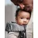 Marsupiu anatomic cu multiple pozitii de purtare Mini Anthracite/Landscape Bumbac Editie Limitata BabyBjorn