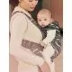 Marsupiu anatomic cu multiple pozitii de purtare Mini Anthracite/Landscape Bumbac Editie Limitata BabyBjorn