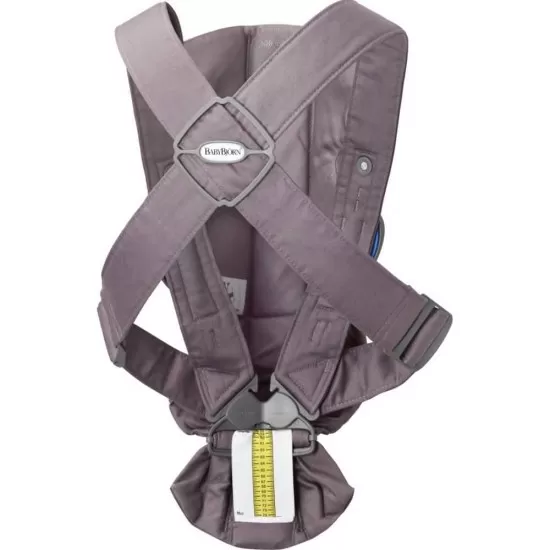 Marsupiu anatomic BabyBjorn cu multiple pozitii de purtare Mini Dark Purple Bumbac