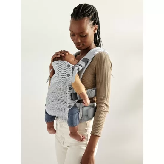 Marsupiu anatomic cu multiple pozitii de purtare colectia Harmony 3D Mesh Silver Editie Limitata BabyBjorn Marsupiu anatomic cu multiple pozitii de purtare colectia Harmony 3D Mesh Silver Editie Limitata BabyBjorn