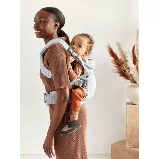 Marsupiu anatomic cu multiple pozitii de purtare colectia Harmony 3D Mesh Silver Editie Limitata BabyBjorn Marsupiu anatomic cu multiple pozitii de purtare colectia Harmony 3D Mesh Silver Editie Limitata BabyBjorn