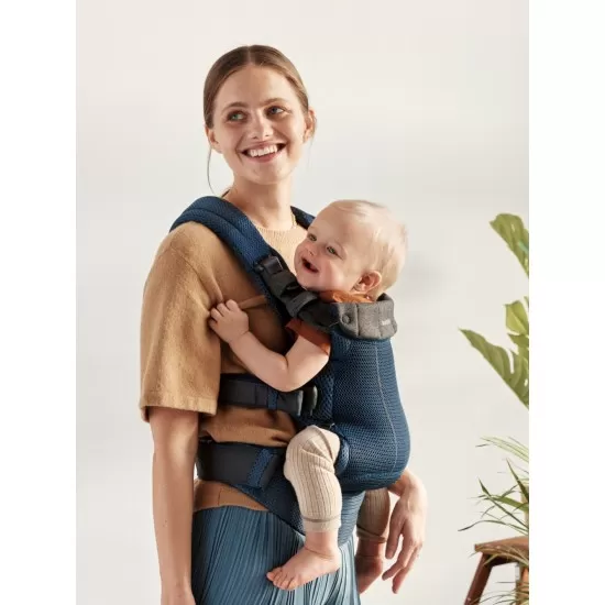 Marsupiu anatomic cu multiple pozitii de purtare BabyBjorn colectia Harmony 3D Mesh Navy Blue Editie Limitata Marsupiu anatomic cu multiple pozitii de purtare BabyBjorn colectia Harmony 3D Mesh Navy Blue Editie Limitata