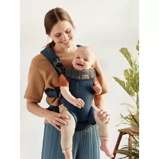 Marsupiu anatomic cu multiple pozitii de purtare BabyBjorn colectia Harmony 3D Mesh Navy Blue Editie Limitata Marsupiu anatomic cu multiple pozitii de purtare BabyBjorn colectia Harmony 3D Mesh Navy Blue Editie Limitata