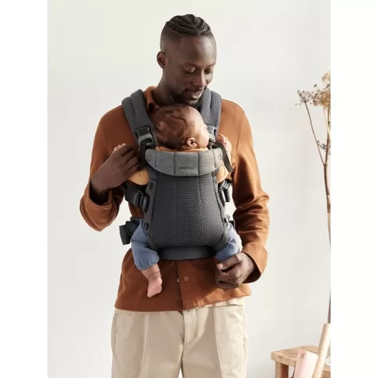 Marsupiu anatomic cu multiple pozitii de purtare colectia Harmony 3D Mesh Anthracite Editie Limitata BabyBjorn Marsupiu anatomic cu multiple pozitii de purtare colectia Harmony 3D Mesh Anthracite Editie Limitata BabyBjorn