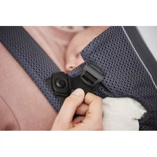 Marsupiu anatomic BabyBjorn Mini cu pozitii multiple de purtare Anthracite 3D Mesh Marsupiu anatomic BabyBjorn Mini cu pozitii multiple de purtare Anthracite 3D Mesh