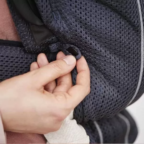 Marsupiu anatomic BabyBjorn Mini cu pozitii multiple de purtare Anthracite 3D Mesh Marsupiu anatomic BabyBjorn Mini cu pozitii multiple de purtare Anthracite 3D Mesh
