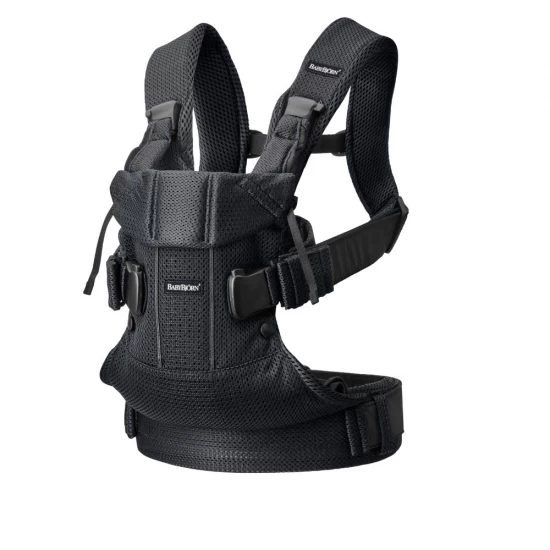 Marsupiu Anatomic One Air Babybjorn Black 3D Mesh Marsupiu Anatomic One Air Babybjorn Black 3D Mesh