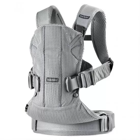 Marsupiu anatomic One Air Silver 3D Mesh BabyBjorn Marsupiu anatomic One Air Silver 3D Mesh BabyBjorn