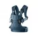 Marsupiu anatomic BabyBjorn One cu pozitii multiple de purtare Denim Midnight Blue Bumbac Marsupiu anatomic BabyBjorn One cu pozitii multiple de purtare Denim Midnight Blue Bumbac